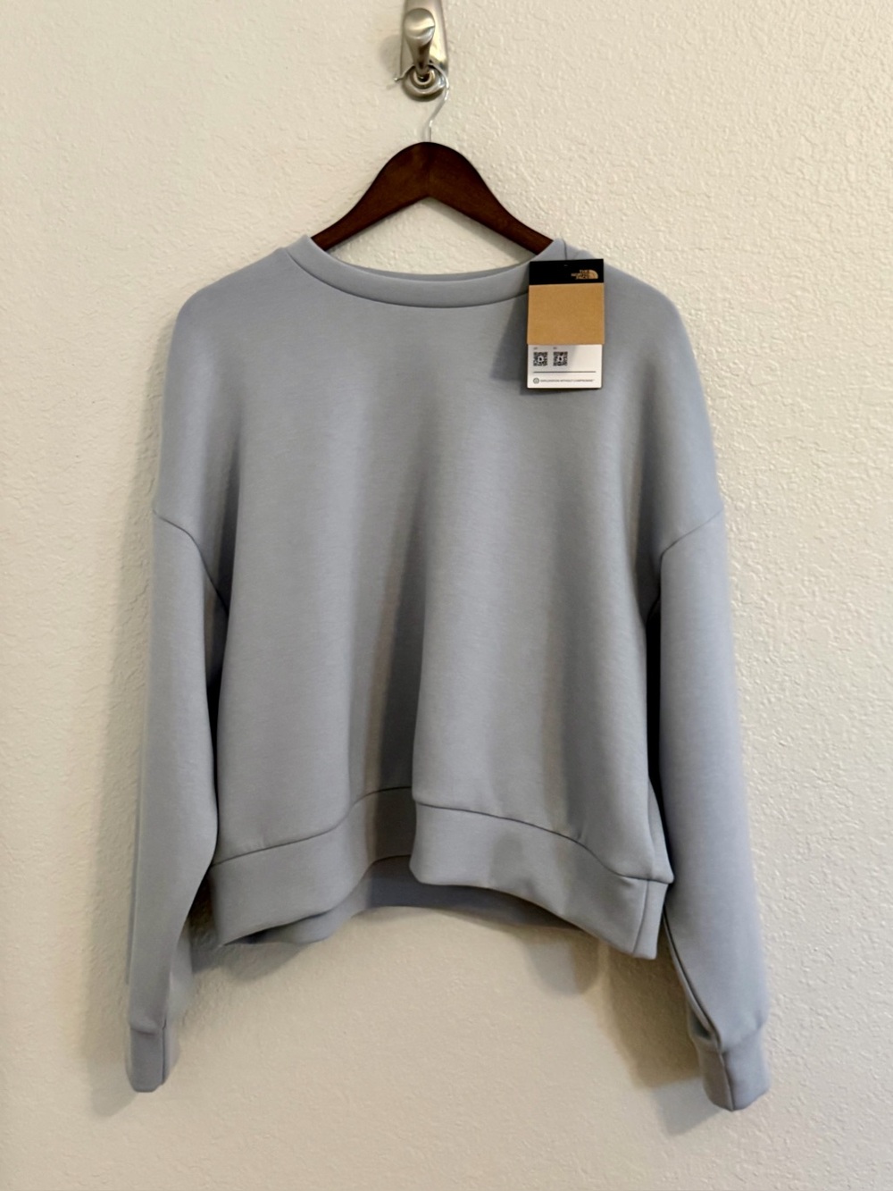 NWT The North Face Jaida Crew Frost Grey M